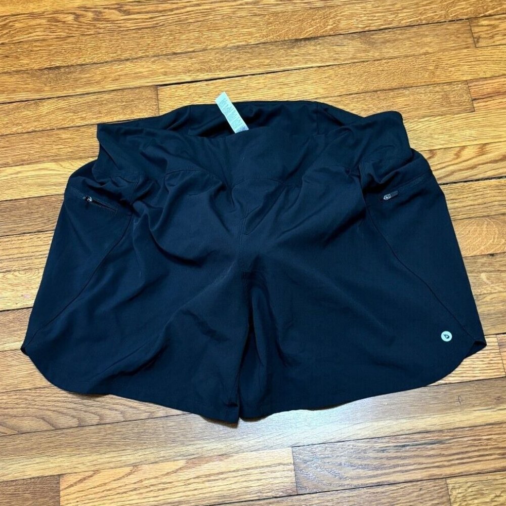 Baleaf Cycling Shorts Adult Womens 2XL XXL Black Padded Nylon Spandex Blend